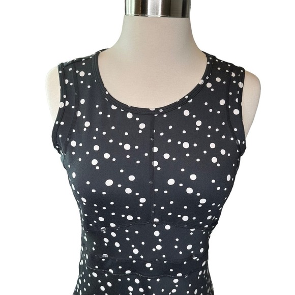 Title Nine Golf Dress Womens Sleeveless Stretch Soft Crew Neck Black Extra Small - Picture 2 of 16
